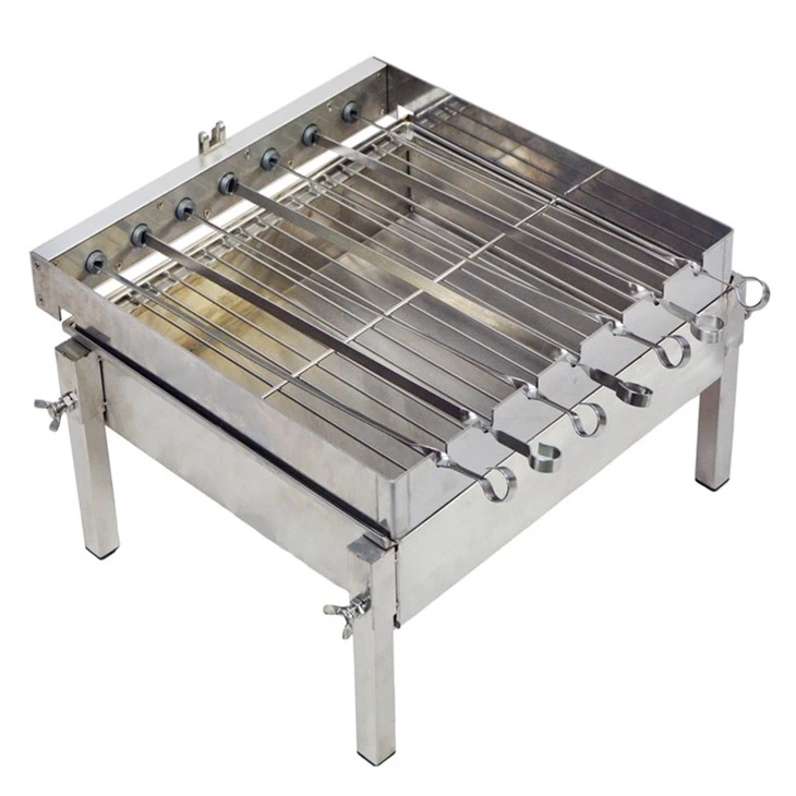 Small Rotisserie Charcoal Barbecue Grill